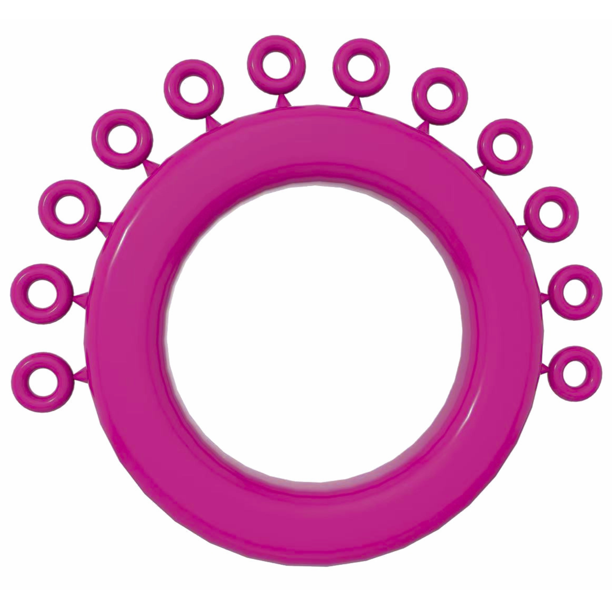 Berry-Mini-Ligature-Ring-Tie-Donut-Elastomeric