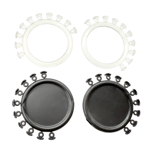 Bumper-Guard-Ligature-Ties-Silver-Clear-Alastik-3M-Solventum-Mixed
