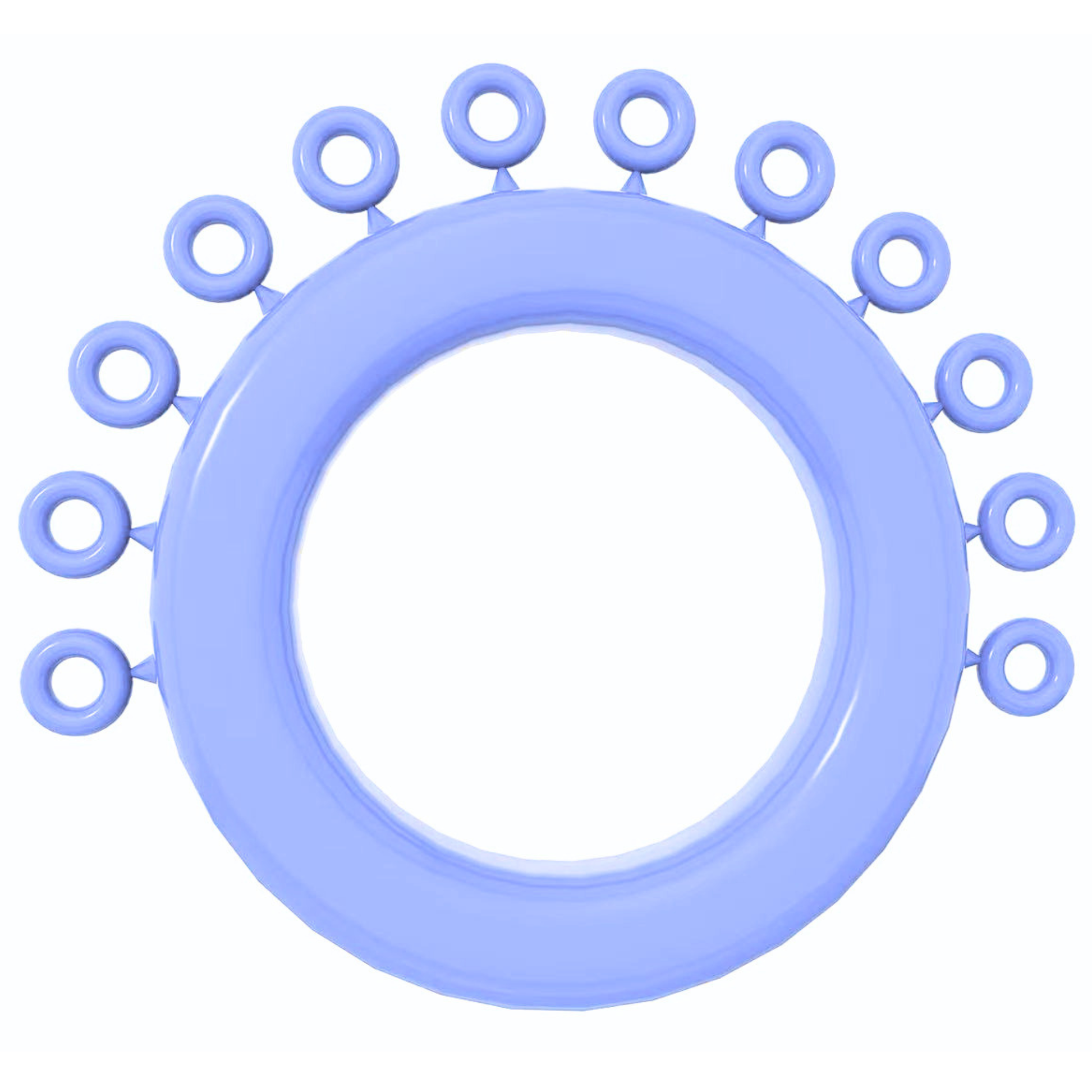 Light-Blue-Mini-Ligature-Ring-Tie-Donut-Elastomeric