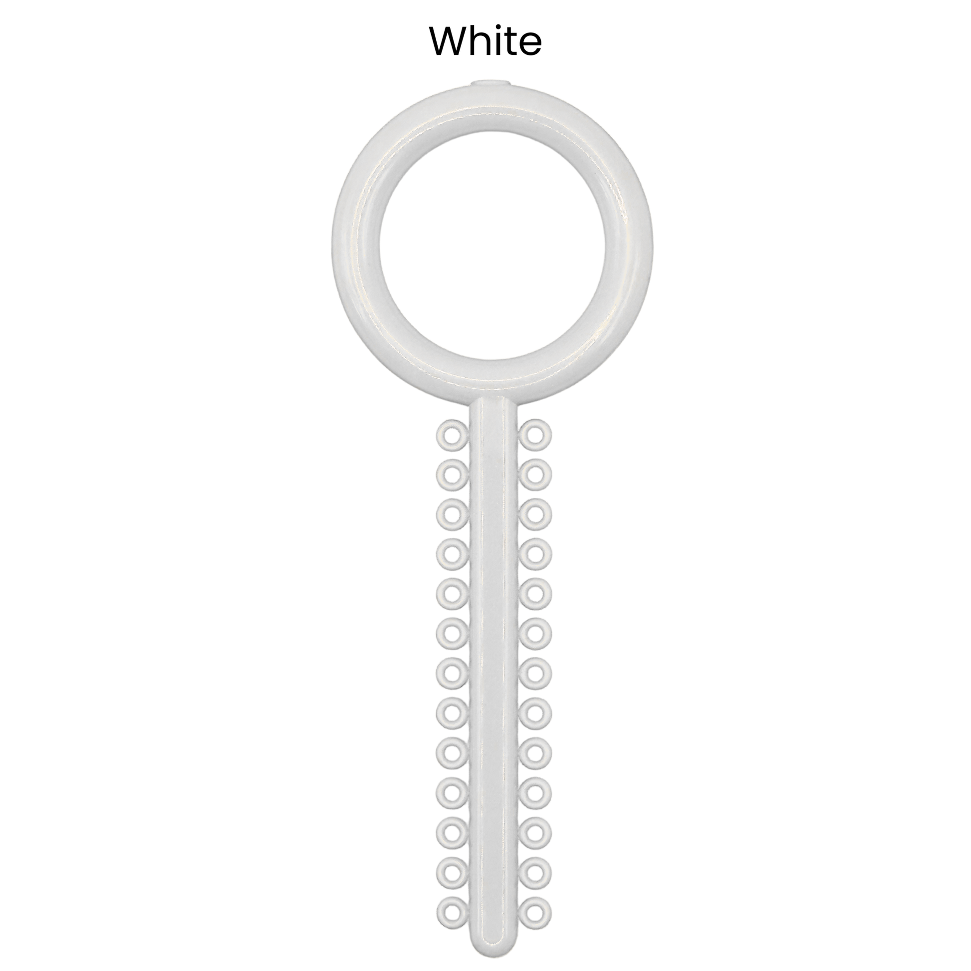 White Orthodontic Ligature Ring Ties
